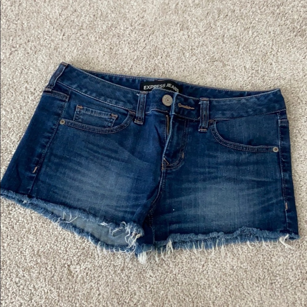 Express jean shorts